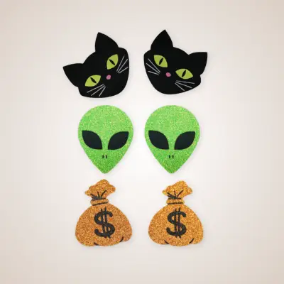Oh Fun Glitter Nipple Covers - Various
