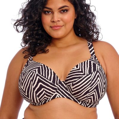 Elomi Fiji Falls UW Plunge Swim Bikini - Black