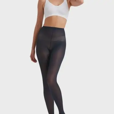 Ambra Hipster School Tights - Navy