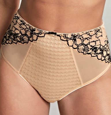 Panache Envy Deep Brief - Sand/Black**