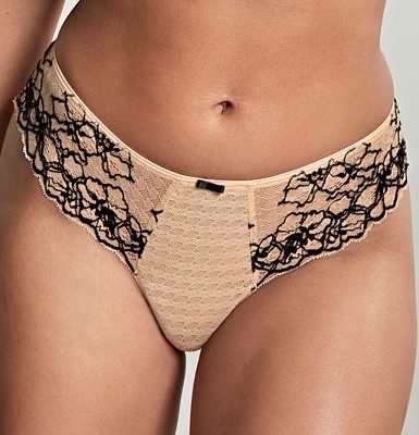 Panache Envy Thong - Sand/Black**