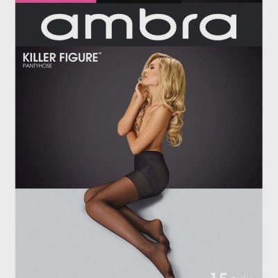 Killer Figure Pantyhose/ Sheer Control - Black