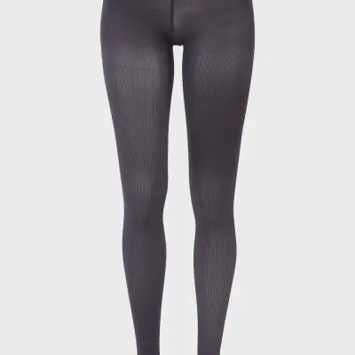 Ambra Coloured Rib Tight - Charcoal**