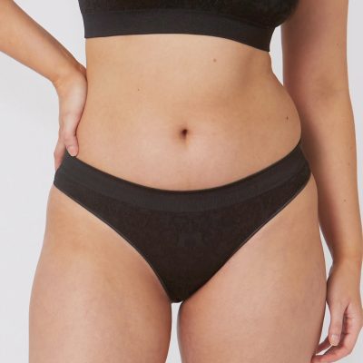 Ambra Soft Touch Cheeky Bikini Brief - Black