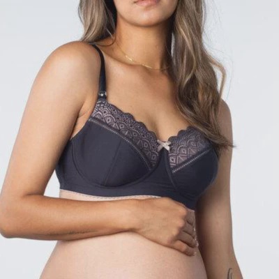 Hotmilk Show Off Nursing Bra -Shadow