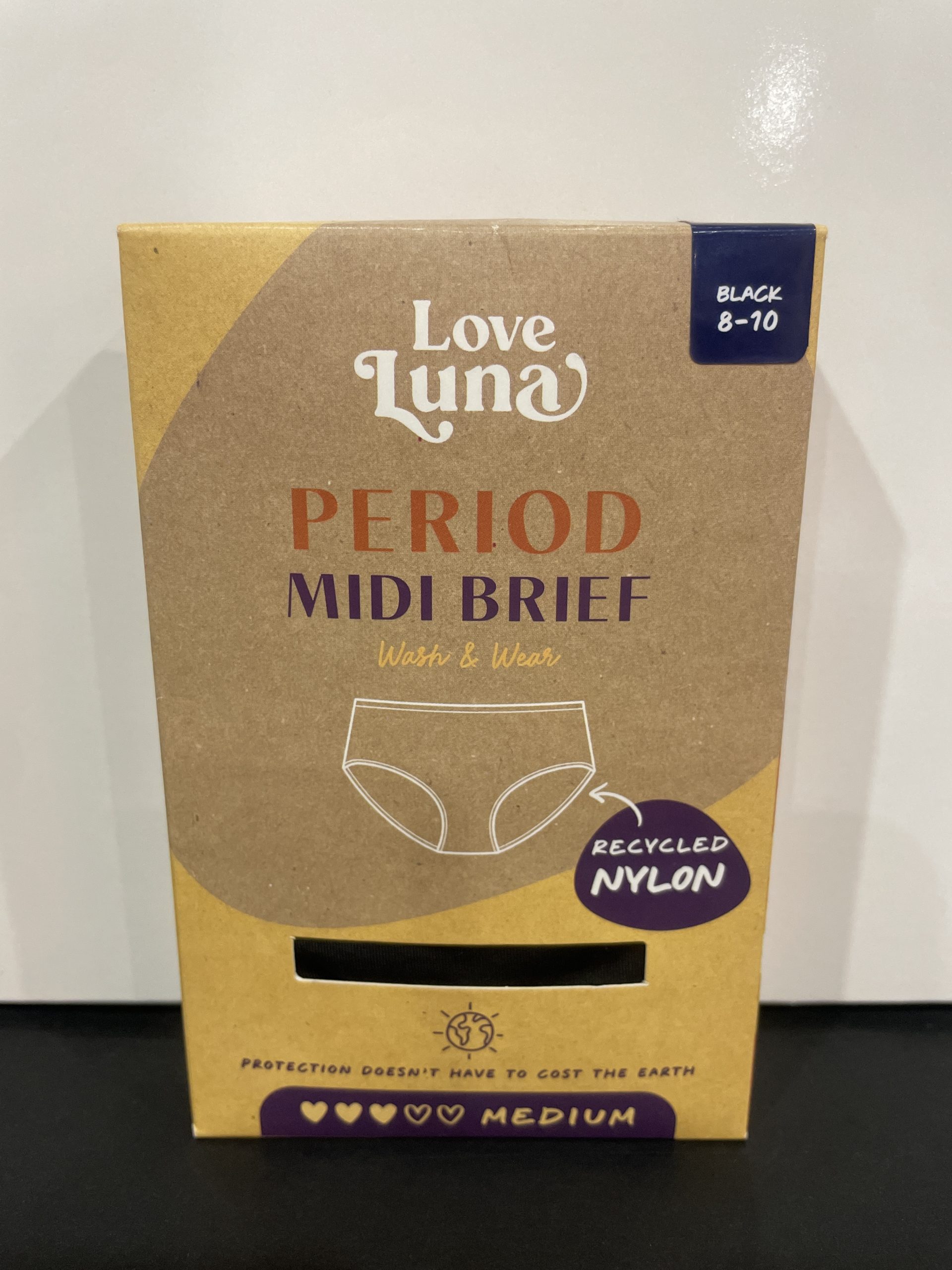 Love Luna ♥ MED Midi/Rec Nylon - Black - Innerware