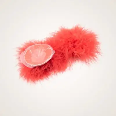 Fluffy Feather Nipple covers - Red