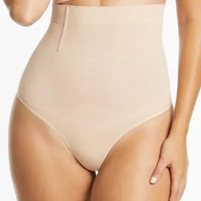 Ambra Its a Cinch' Hi Waist G-String - Rose Dust