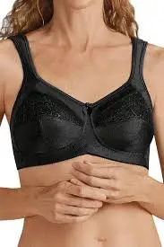 Amoena Isadora Non-Wired Bra - Black