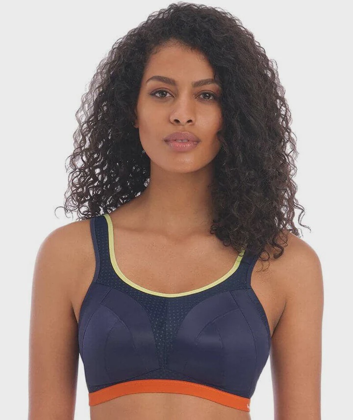 Freya Dynamic Non Wired Sports Bra - Navy**