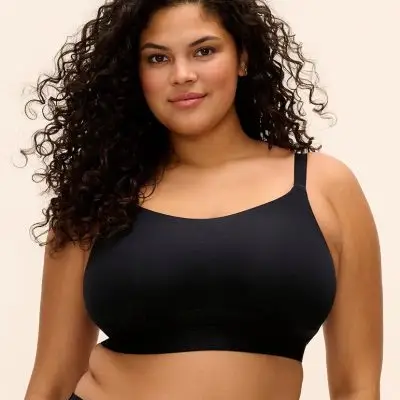 Elomi Downtime Non Wired Bralette - Black