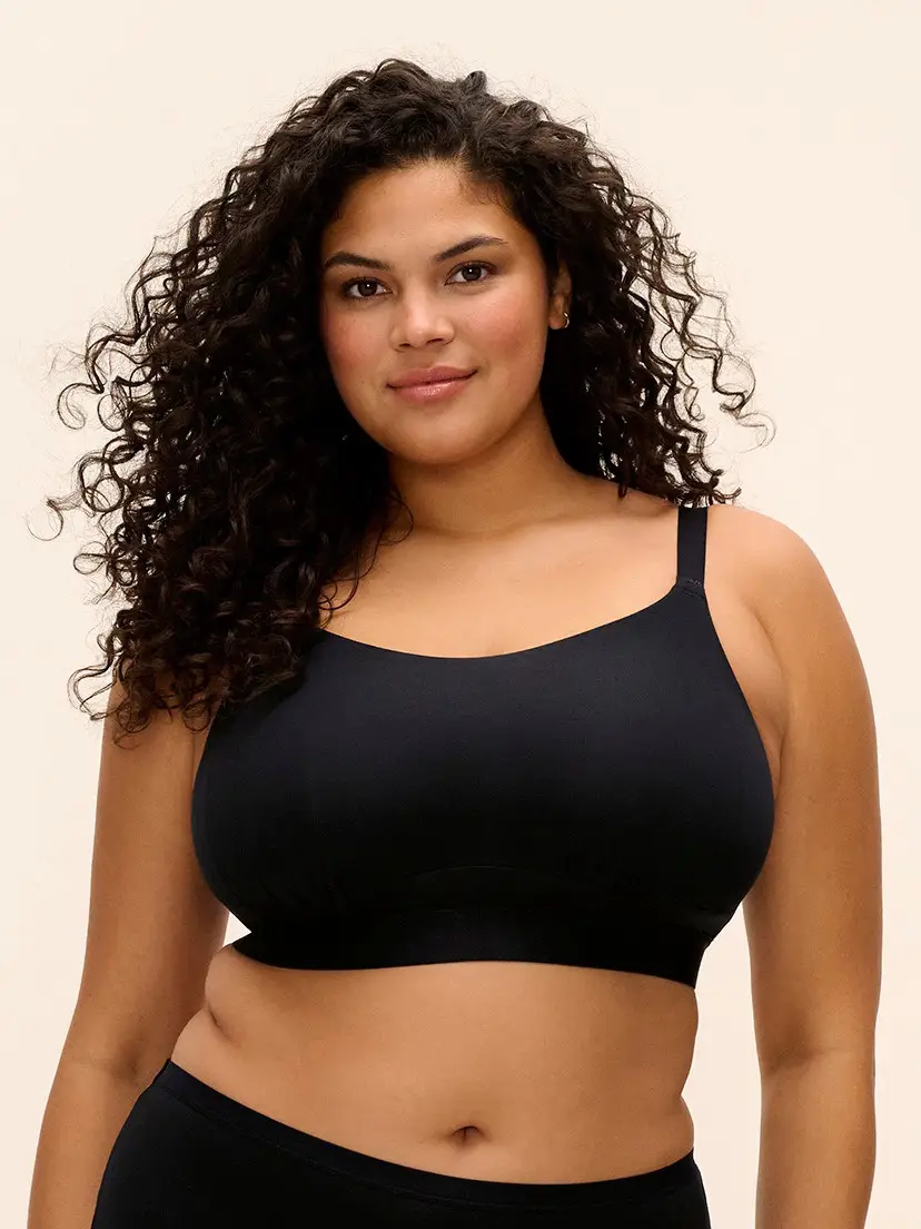 Elomi Downtime Non Wired Bralette - Black
