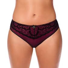 Amoena Leonie Brief - Black/Pink
