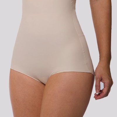 LaSculpte Microfiber Seamless High Waisted Brief - Nude