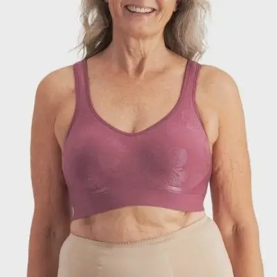 Playtex Comfort Revolution contour Floral Crop - Wild Mauve