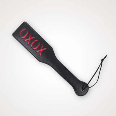 Faux Leather Paddle Whip - xoxox