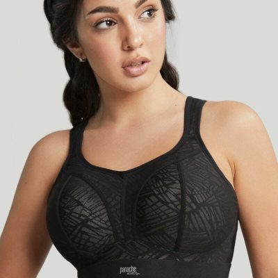 Panache Boundless Non Wired Sports - Black/ Latte