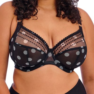 Elomi Matilda UW Plunge Bra -Black Dot