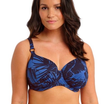 Fantasie Malabar Coast Uw Gathered Full Cup Bikini Top - Midnight