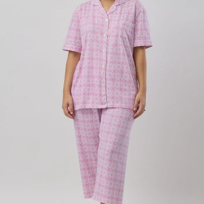 Shrank Pj pant set - Rose