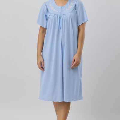 Shrank Trilobal Nightie - Cornflower