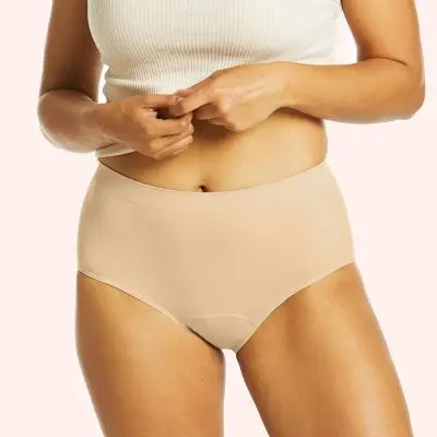 Ambra Seamfree Period Full Brief - Nude