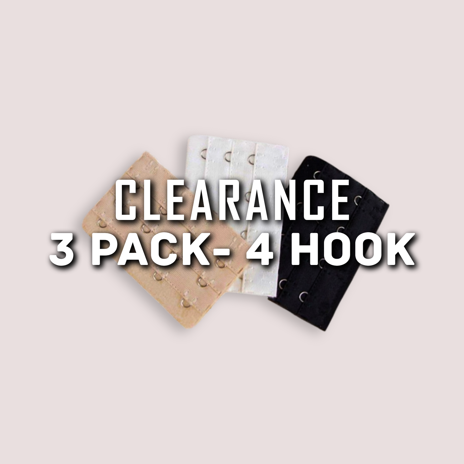 4 Hook Extenders (3Pk Multi) *Clearance*