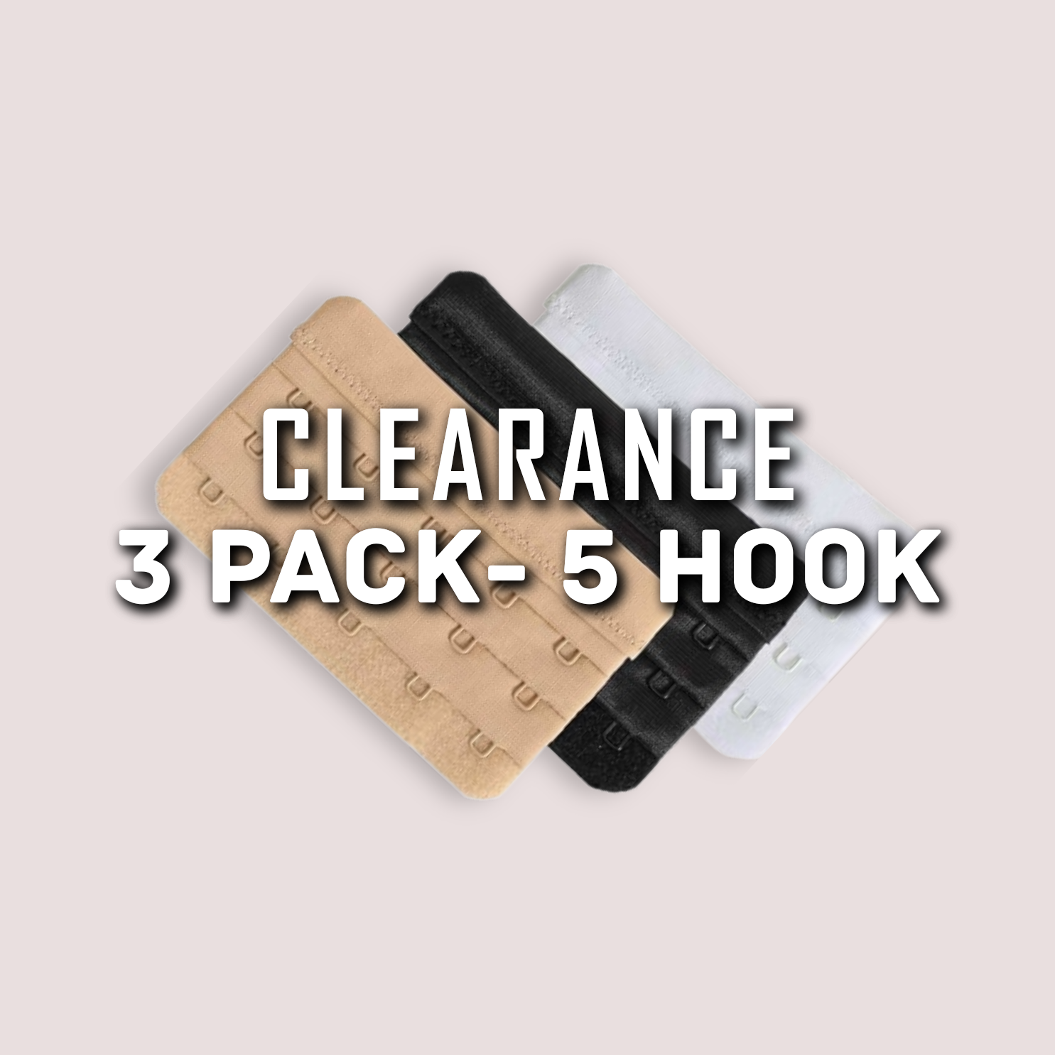 5 Hook Extenders (3Pk Multi) *Clearance*