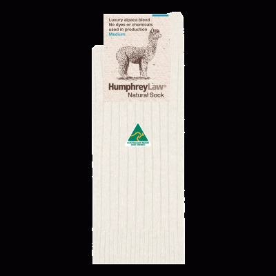 Humphrey Law Alpaca Health Sock - Natural