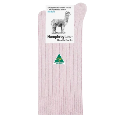 Humphrey Law Alpaca Wool Blend Sock - Powder Pink