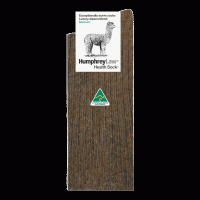 Humphrey Law Alpaca Wool Blend Sock - Brown