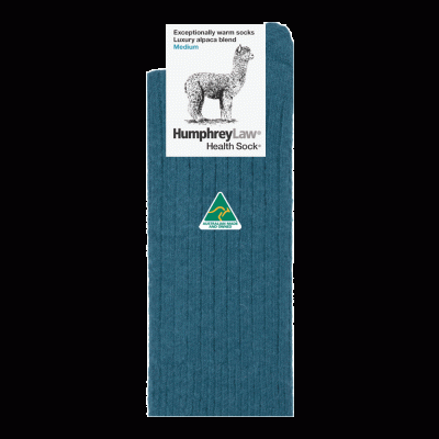 Humphrey Law Alpaca Wool Blend Sock - Teal