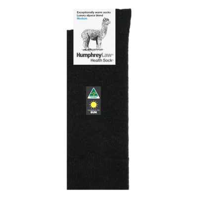 Humphrey Law Luxury Alpaca Blend Sock - Black