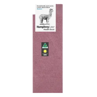 Humphrey Law Luxury Alpaca Blend Sock -Old Rose