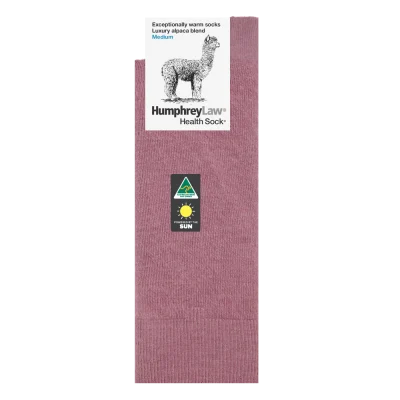 Humphrey Law Luxury Alpaca Blend Sock -Old Rose