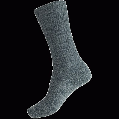 90% Fine Merino Wool Health Sock - Bluestone
