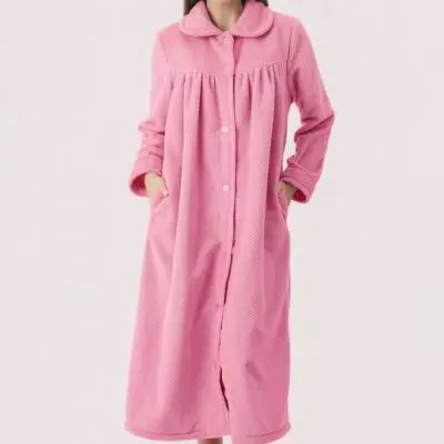 Givoni Mid Button Gown - Dusty Rose