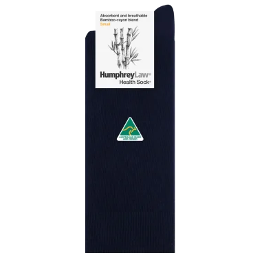 Humphrey Law Sustainable Bamboo-Rayon Sock - Black