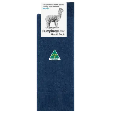 Humphrey Law Luxury Alpaca Blend Sock - Denim05C