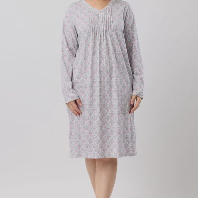 Oriental Crochet Nightie - Pink