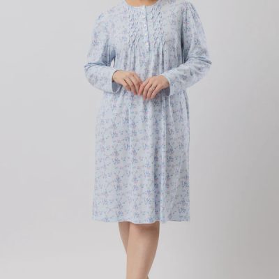 Cherry Blossom Nightie -Blue