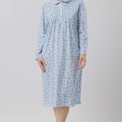 Schrank Jasmine Collar Nightie - Blue