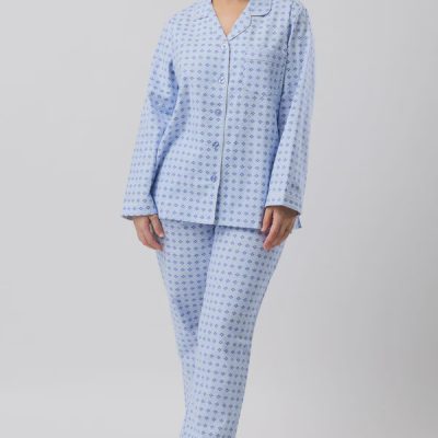 Fleur De Lys PJ Set - Blue