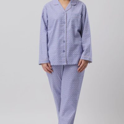 Fleur De Lys PJ Set - Indigo