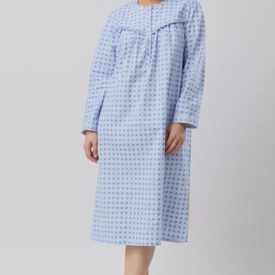 Fleur De Lys Nightie - Blue