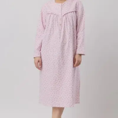 Schrank Jasmine Collar Nightie - Pink