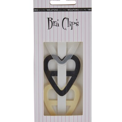 Secret Weapons Bra Clips 3 pack - Hearts