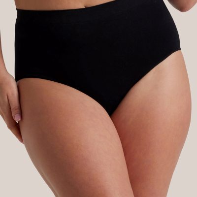 Ambra Bare Essentials Ecostyle Full Brief - Black