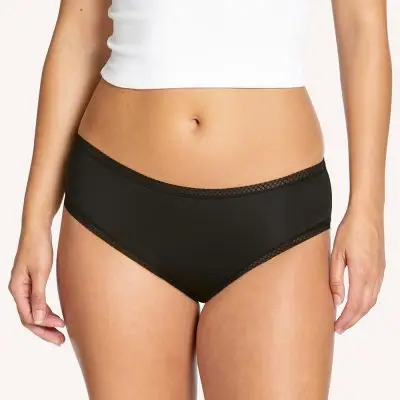 Love Luna Period Bikini Brief - Black