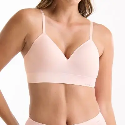 Ambra Bondi Bare Longline Padded Bra - Shell